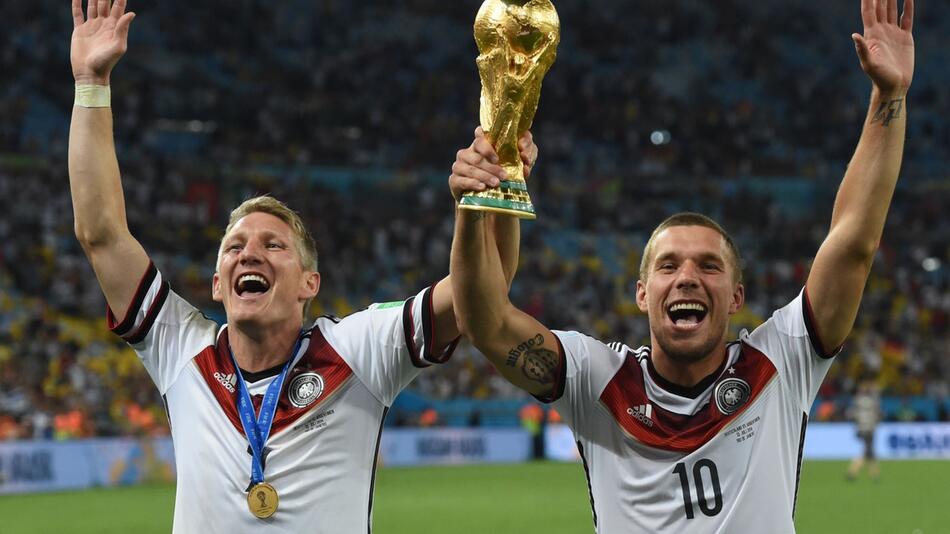 Schweinsteiger und Podolski