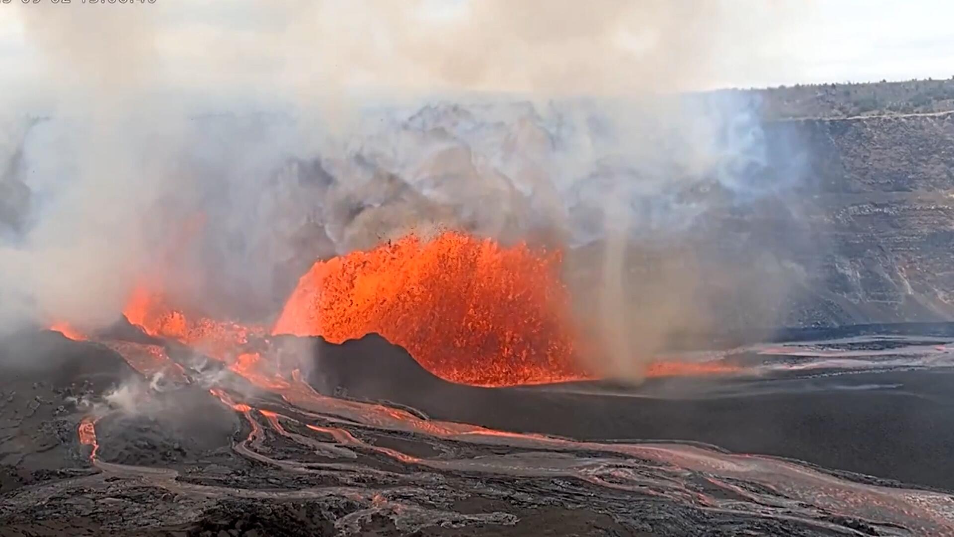 Vulnado: Spektakuläres Naturschauspiel am Kilauea