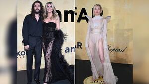 Tom Kaulitz und Heidi Klum kamen ebenso zur amfAR-Gala wie Paris Jackson (re.).