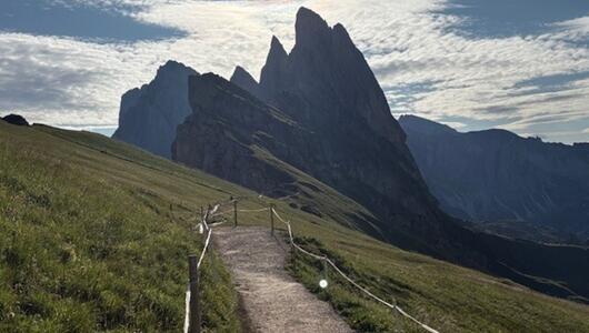 Blick auf die Seceda