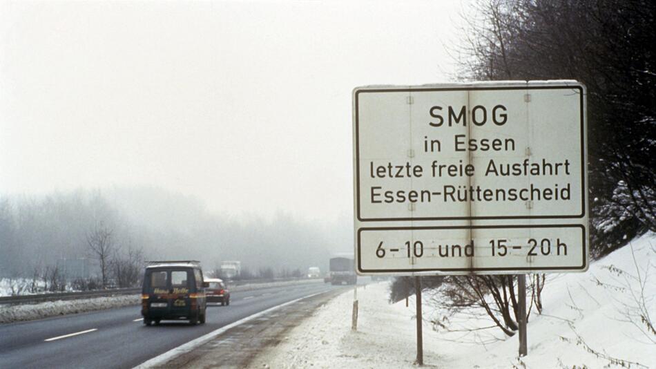 Smog-Alarm im Ruhrgebiet im Jahr 1985