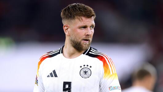 DFB-Stürmer Niclas Füllkrug während der Nations-League-Partie gegen Ungarn