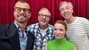 Joko Winterscheidt begrüßt in Staffel 10 Olli Dittrich, Karoline Herfurth und Olli Schulz (v.l.).