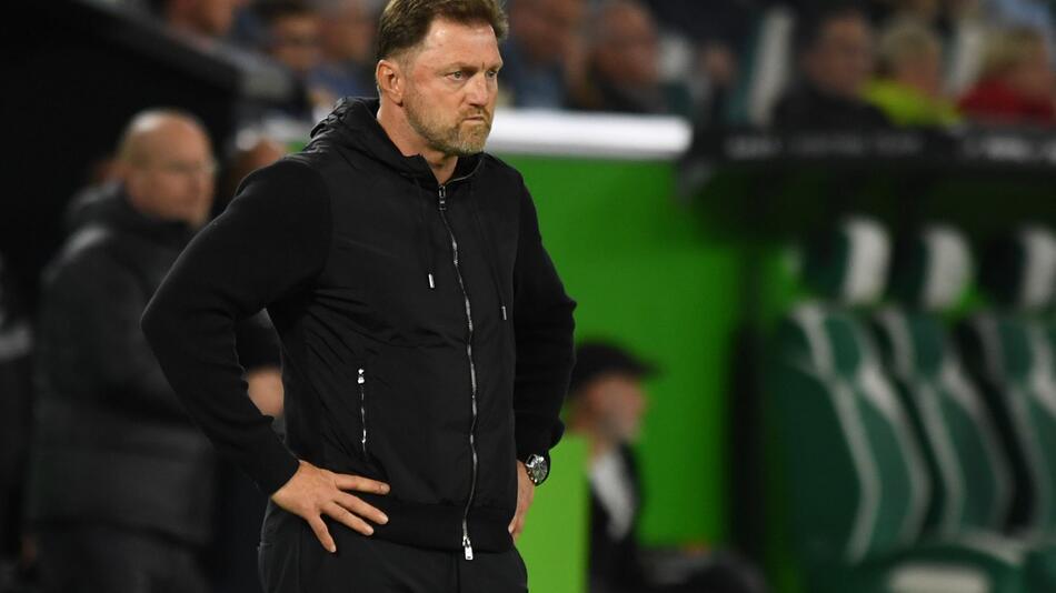 Trainer Ralph Hasenhüttl vom VfL Wolfsburg