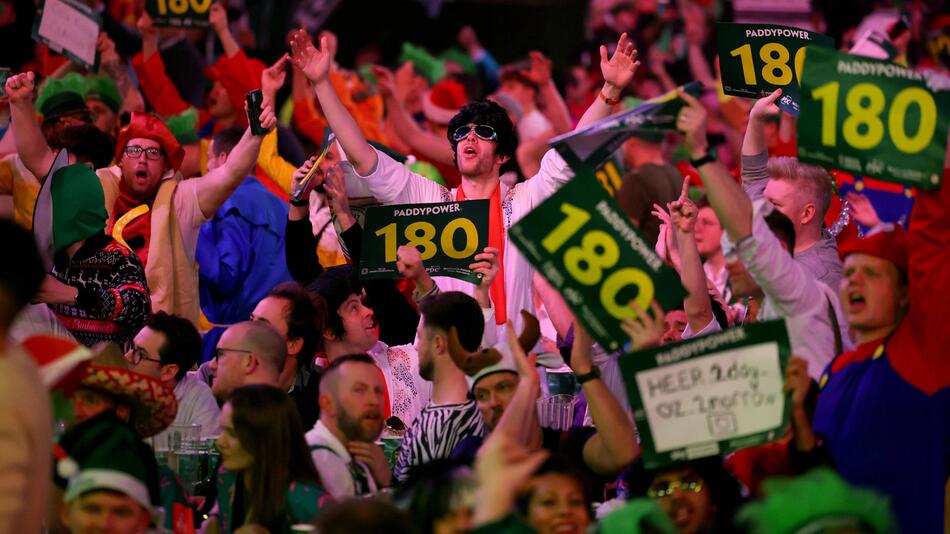 Während der Darts-WM herrscht im Alexandra Palace absoluter Ausnahmezustand