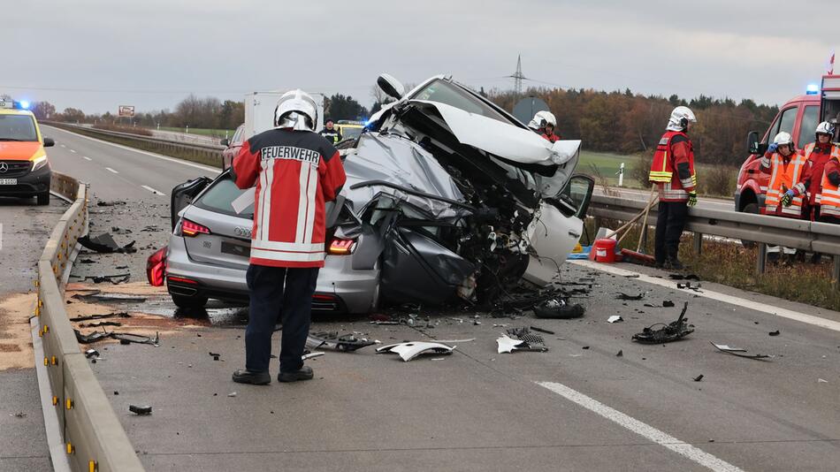 Schwerer Verkehrsunfall auf der A4