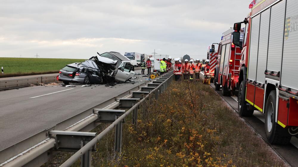 Schwerer Verkehrsunfall auf der A4