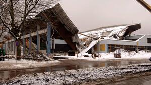 Dach der Eissporthalle in Bad Reichenhall