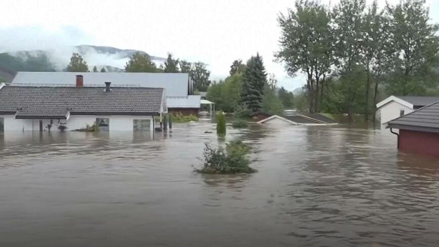 Überschwemmungen in Norwegen