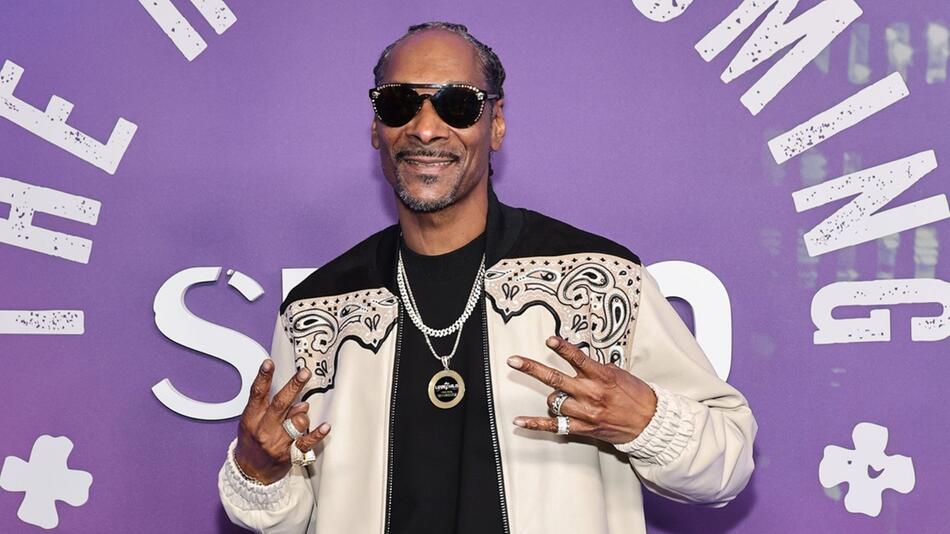 Musiker Snoop Dogg ist ein großer Sportfan.