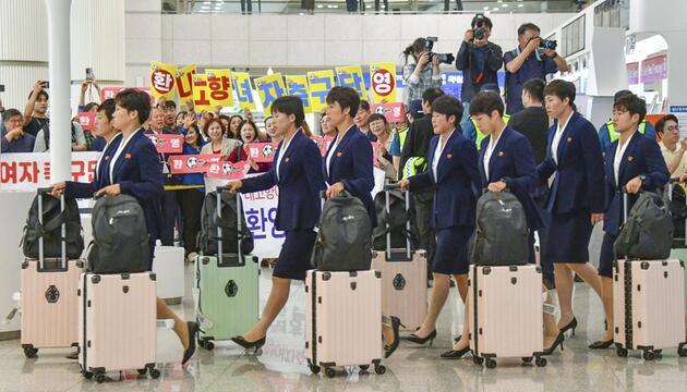 Nordkorea, Südkorea, Fußball, Asian Champions League der Frauen, Diplomatie