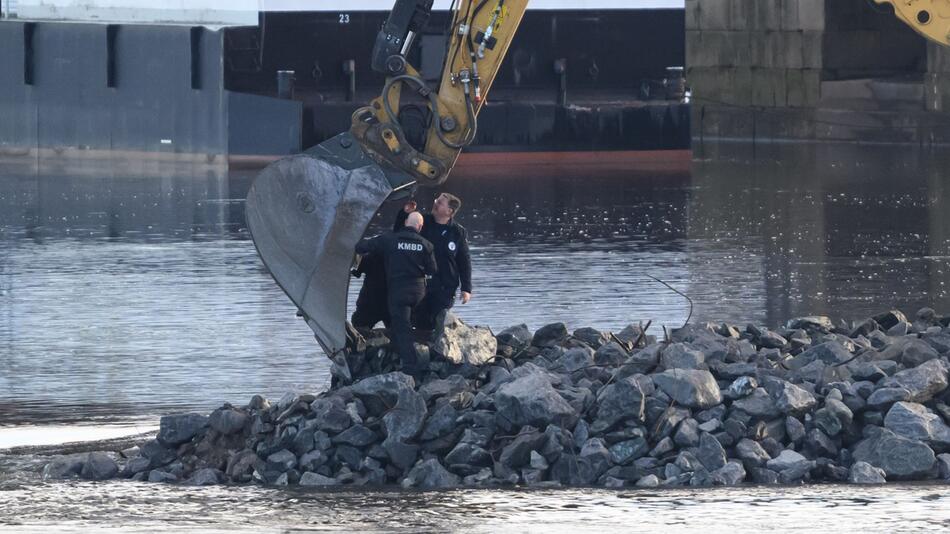 Bombenfund bei Abrissarbeiten an Carolabrücke in Dresden