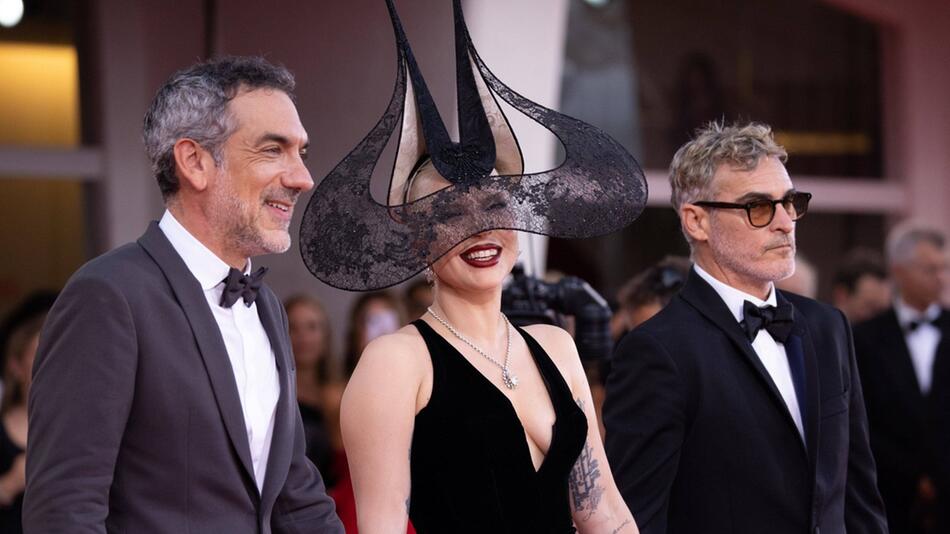 Gelungene "Joker: Folie à Deux"-Premiere in Venedig: Todd Philipps, Lady Gaga und Joaquin ...