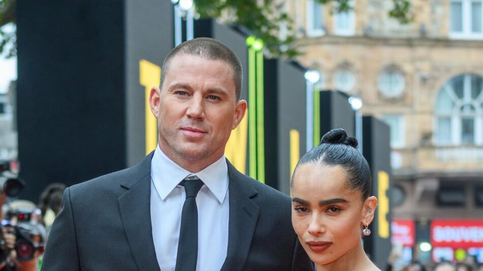 Zoë Kravitz und Channing Tatum bei einem gemeinsamen Auftritt in London.