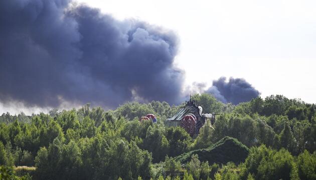 Brand auf Tomorrowland-Festival