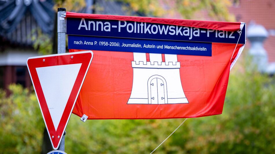 Einweihung des Anna-Politkowskaja-Platzes