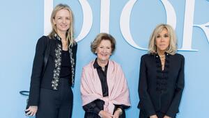  Delphine Arnault, Königin Sonja von Norwegen und First Lady Brigitte Macron