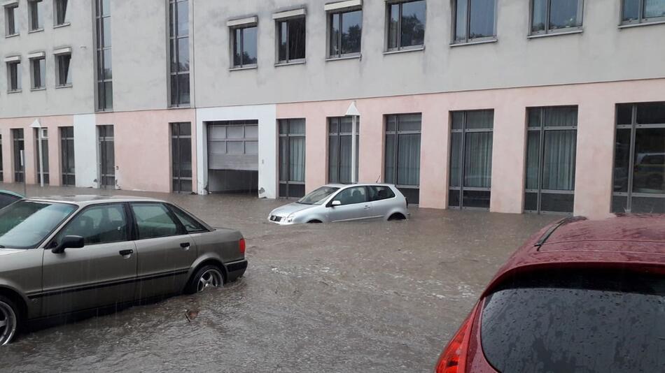 Unwetter in Nordrhein-Westfalen