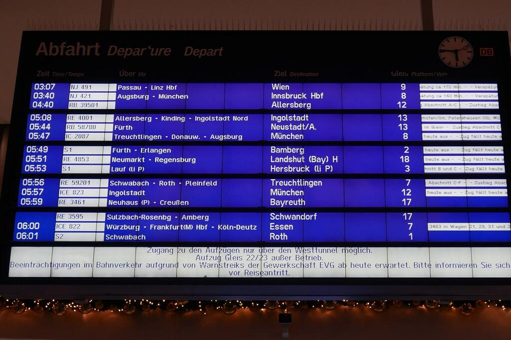 Streik Bahn Stellt Fernverkehr Komplett Ein Web De