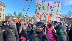 Demonstration gegen rechts