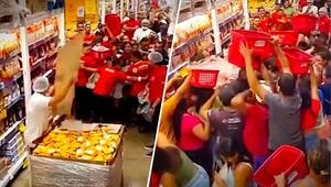 Nudeln im Rabatt: Massenansturm sorgt für Chaos im Supermarkt