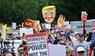 Demonstration gegen Trump