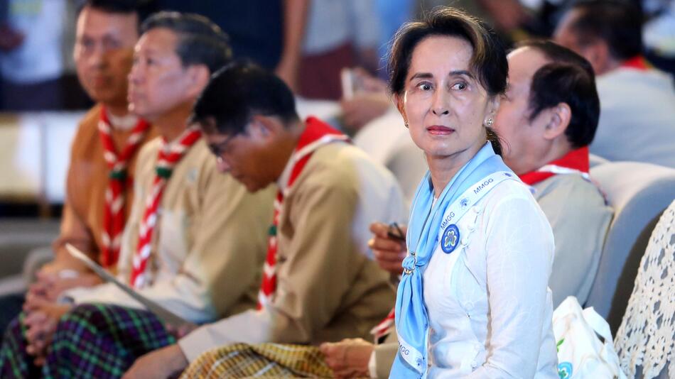 Aung San Suu Kyi, Myanmar, Yangon, 2019