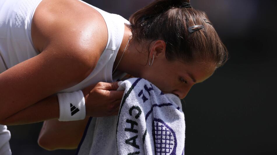 Daria Kasatkina im Juli 2023 beim Wimbledon-Turnier.
