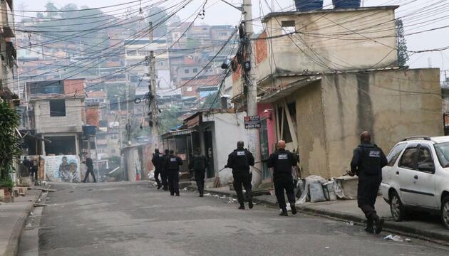Polizeieinsatz in Favelas in Rio de Janeiro