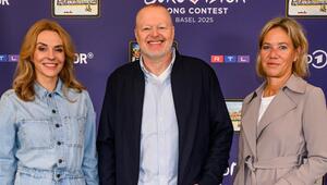 Inga Leschek von RTL, Stefan Raab sowie ARD-Programmdirektorin Christine Strobl (v.l.n.r.) bei ...