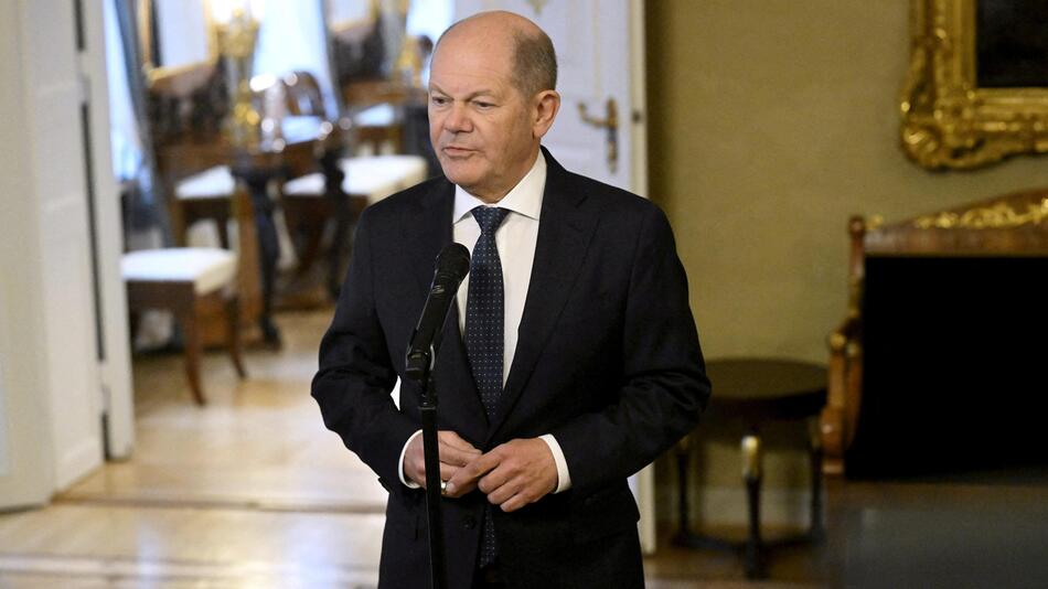 Der deutsche Bundeskanzler Olaf Scholz