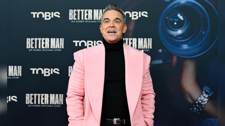 Robbie Williams bei der Premiere seines Biopics "Better Man".