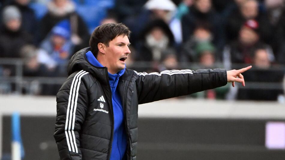 Trainer Merlin Polzin vom Hamburger SV