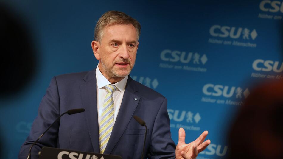 Sitzung des CSU-Vorstands - Pressekonferenz