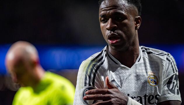 Real Madrids Flügelstürmer Vinicius Junior wird von Fans immer wieder rassistisch beleidigt.