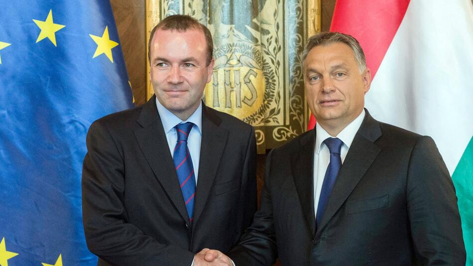 Viktor Orban und Manfred Weber