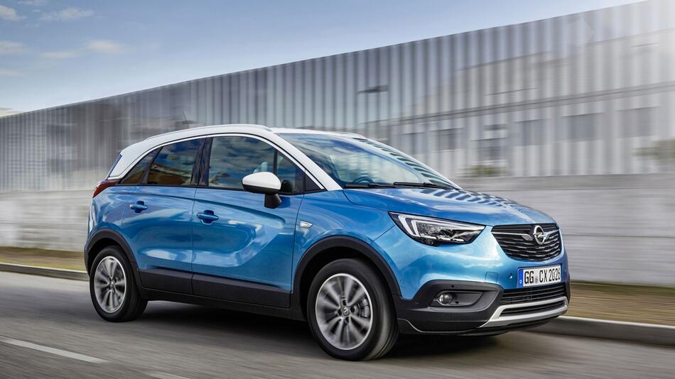 Fahransicht Opel Crossland X