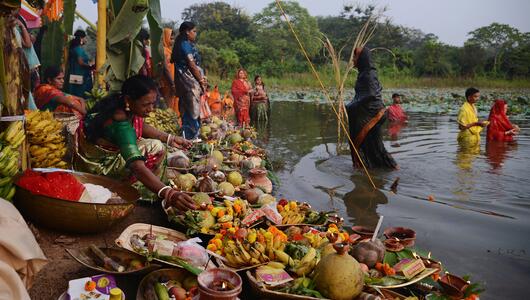 "Chhath Puja"-Festival in Indien