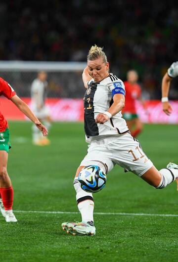 Alexandra Popp beim WM-Spiel gegen Marokko