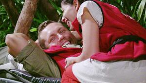 Patrick Romer und Eva Benetatou im RTL-Dschungelcamp.
