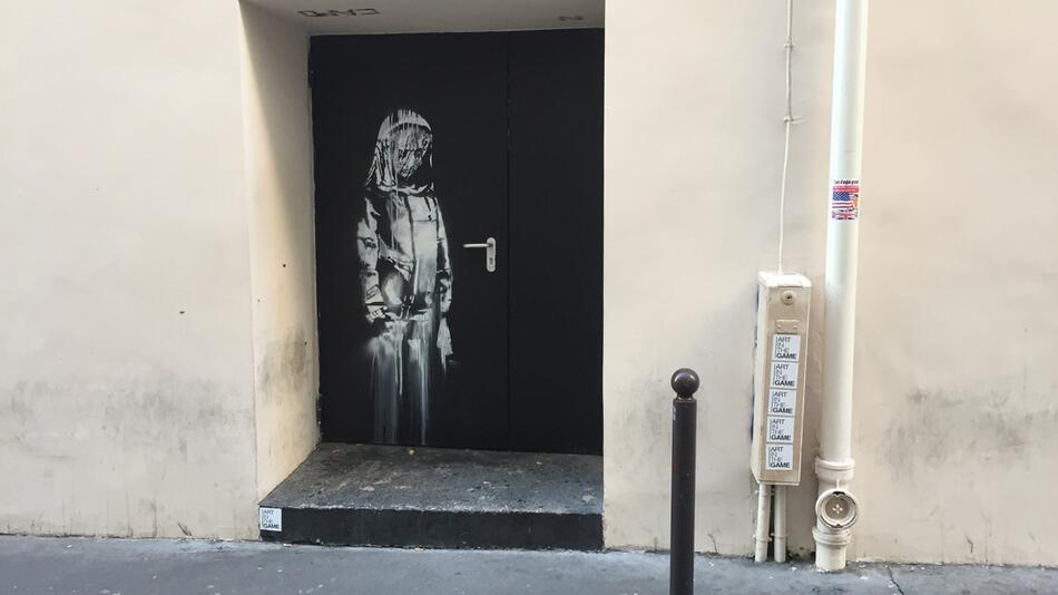 Graffiti von Banksy in Paris