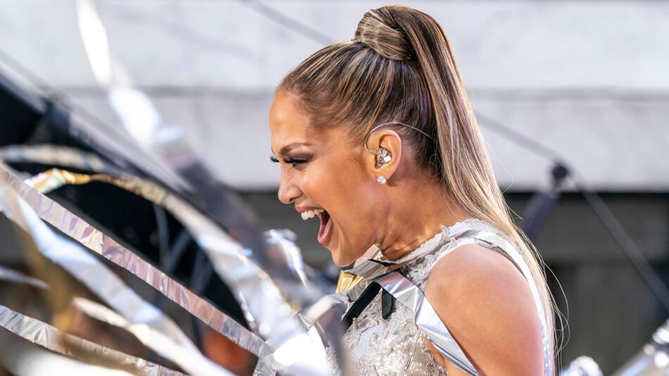 Jennifer Lopez bei einem Auftritt.