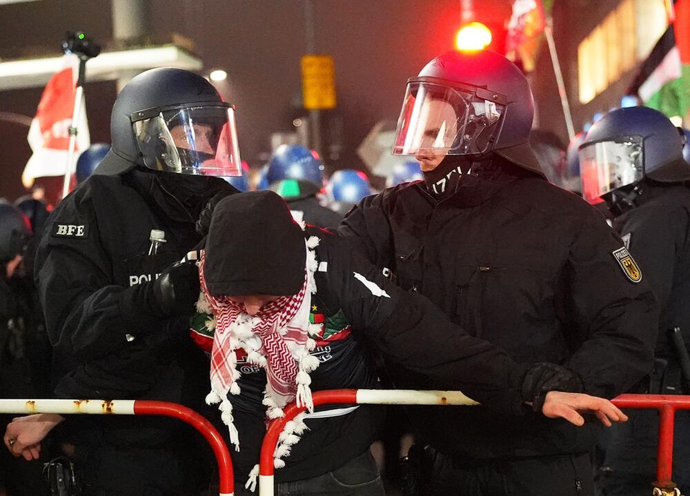 Wahlkampf AfD - Proteste