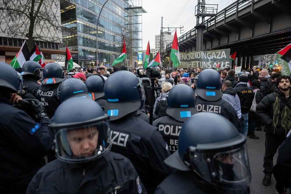 Propalästinensische Demonstration in Berlin