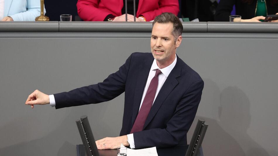 Christian Dürr, FDP-Fraktionsvorsitzender, im Bundestag