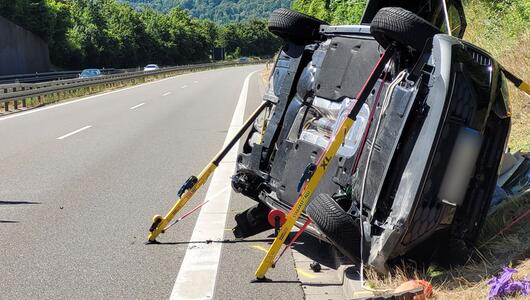 Verkehrsunfall mit Verletzten bei Hechingen