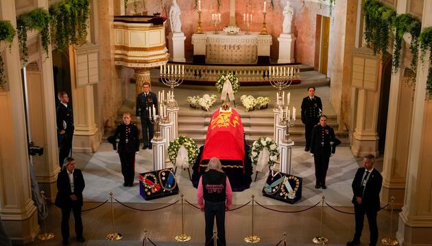 Nach dem Tod von König Harald