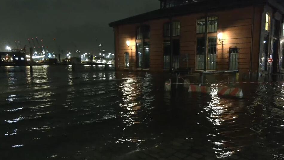 Überschwemmungen in Hamburg