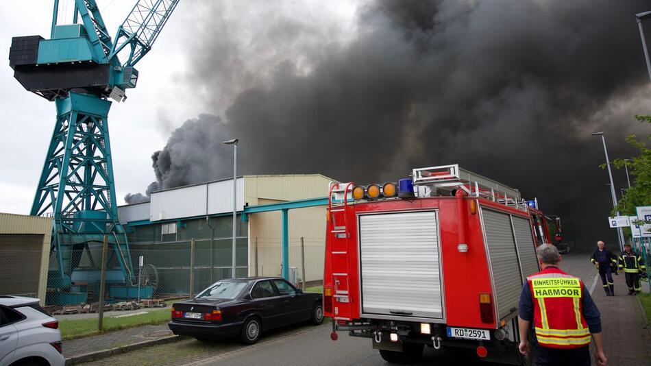 Brand in Werft