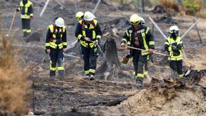 Waldbrand in Thüringen - Saalfelder Höhe
